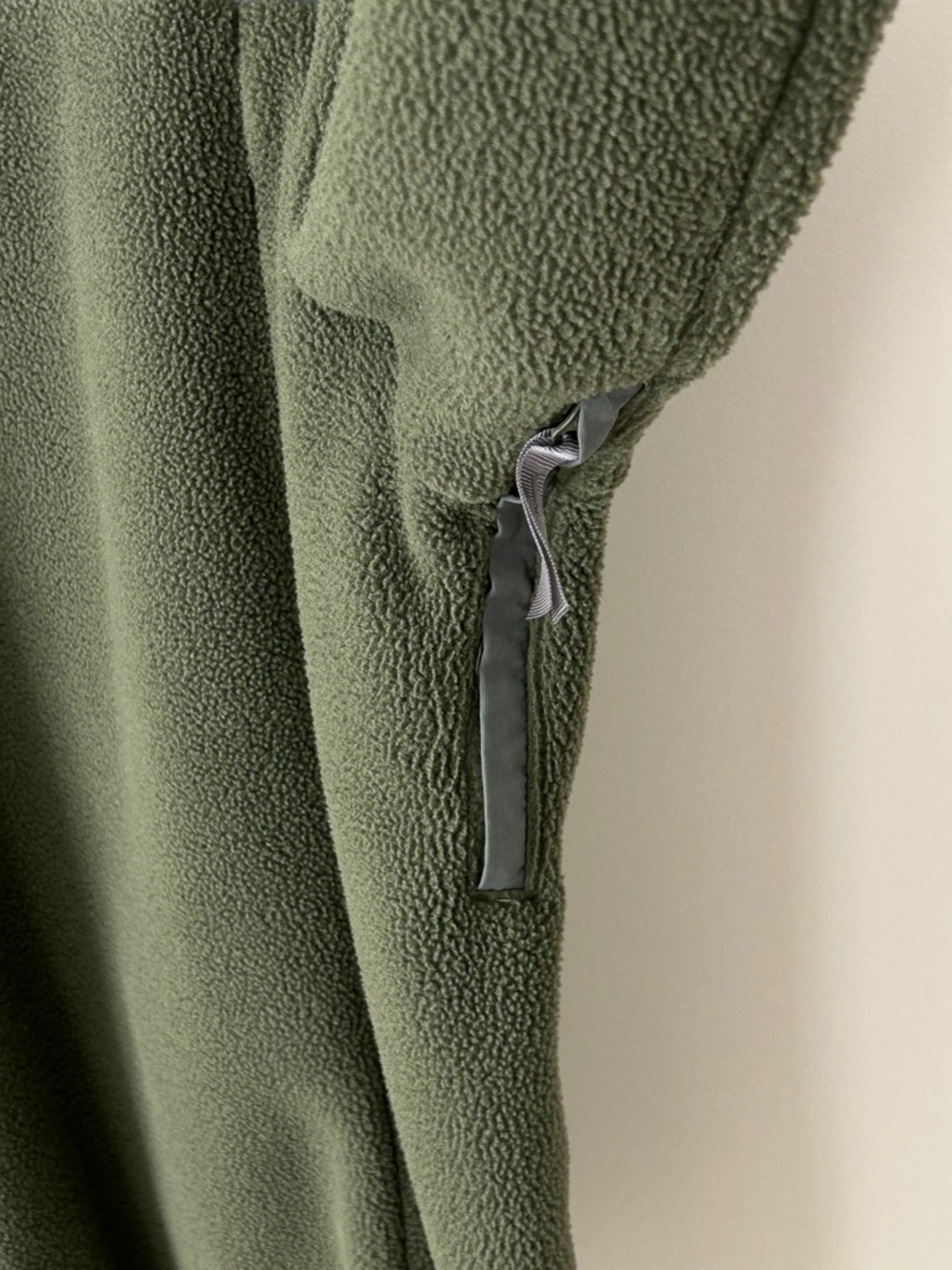 Lands' End Sage Green Fleece Jacket - Picture 12 of 16